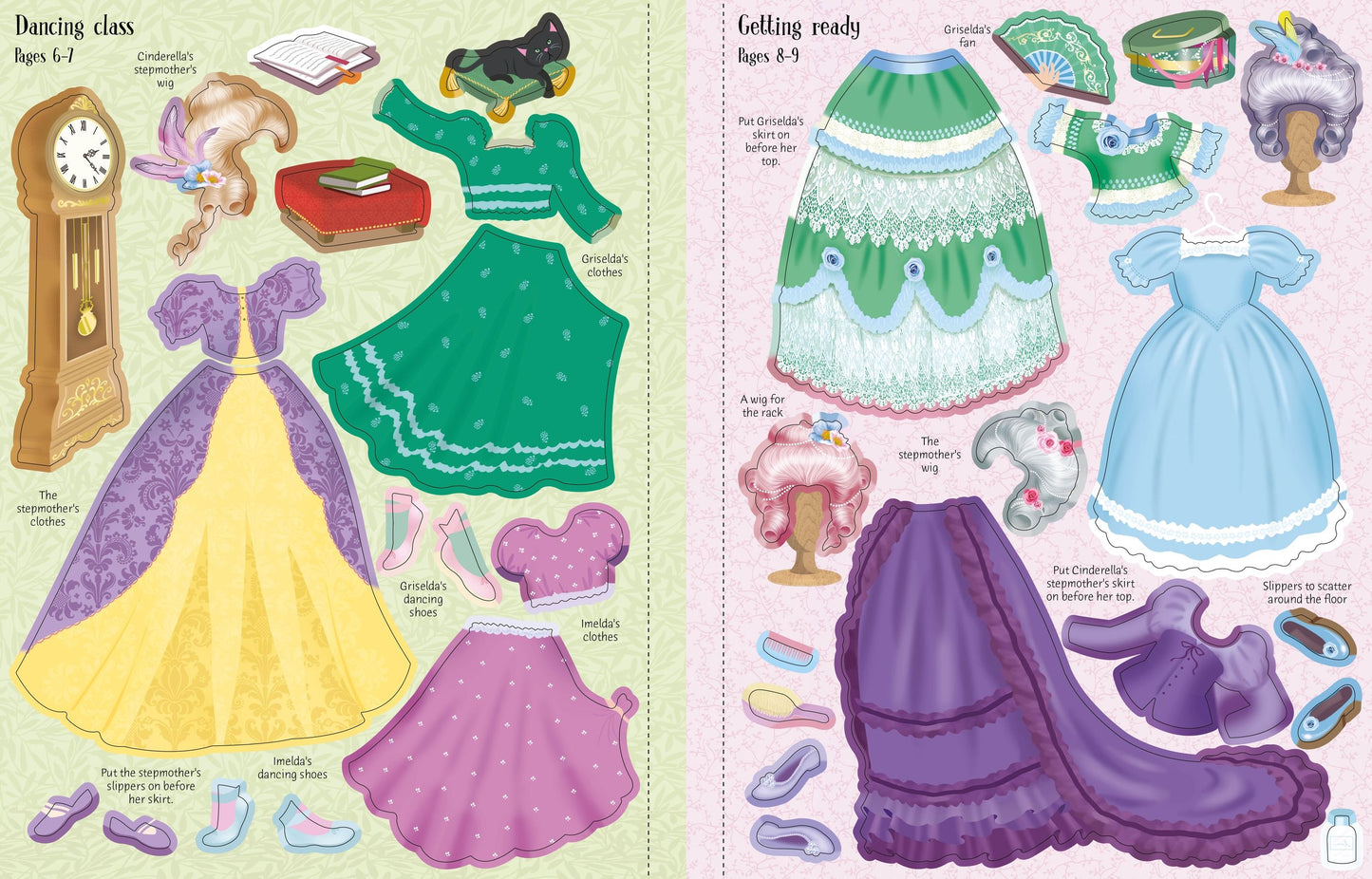 Sticker Dolly Dressing Cinderella