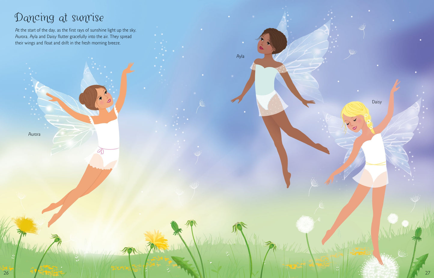 Sticker Dolly Dressing Big Collection Ballet and Dancing Fairies