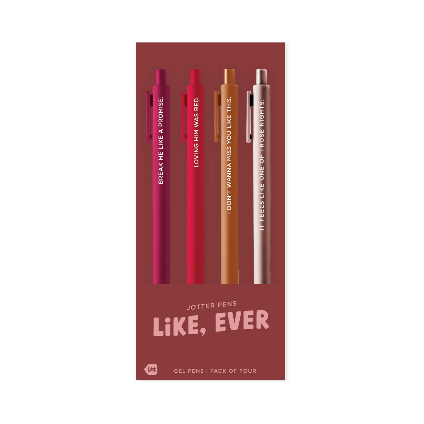 Like, Ever Swiftie Jotter Pens Set