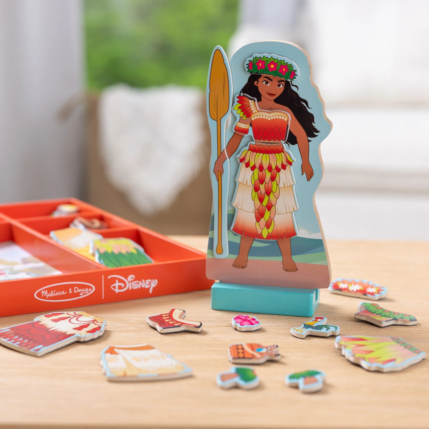 Moana Wooden Magnetic Dress-Up