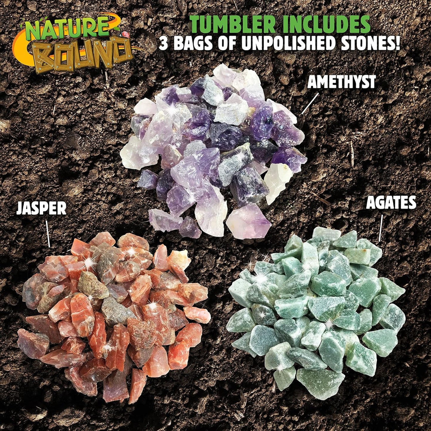 Nature Bound Starter Rock Tumbler Kit