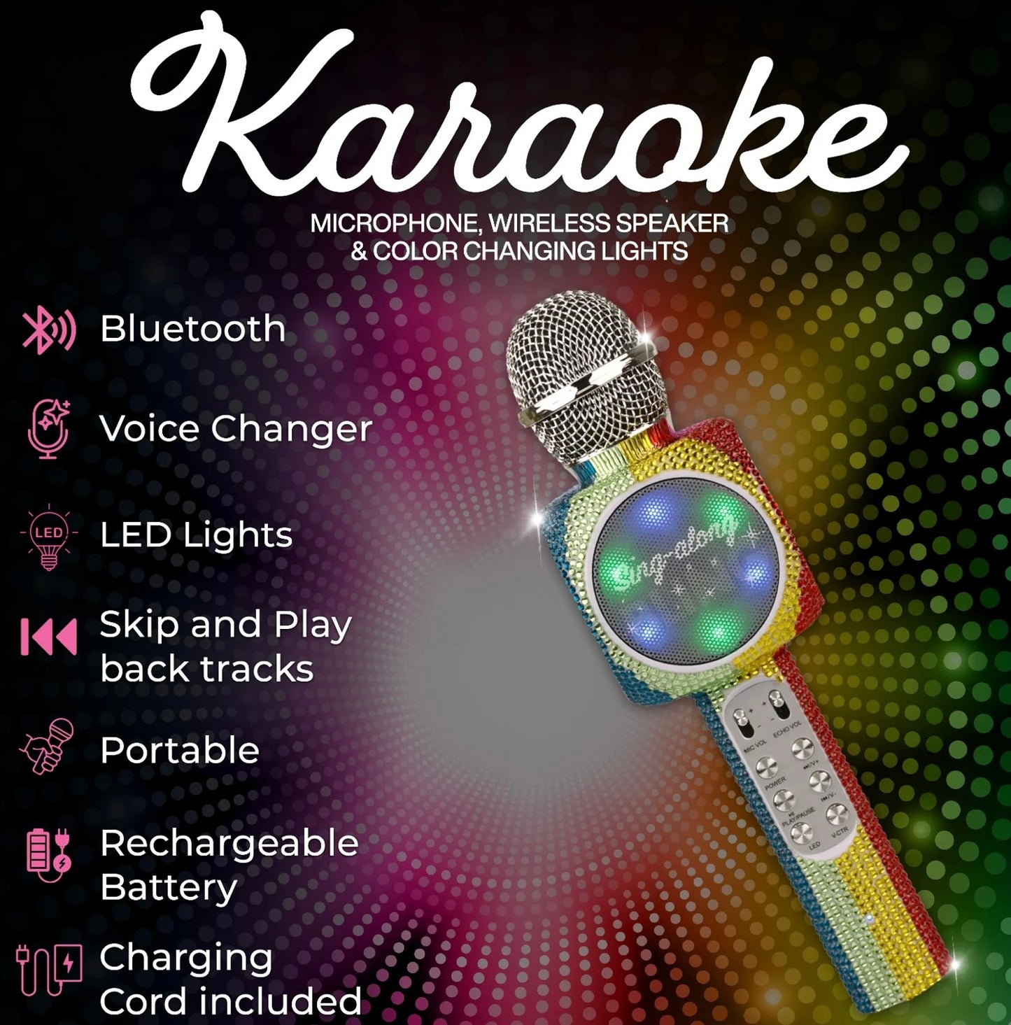 Sing Along Bling Karaoke Microphone