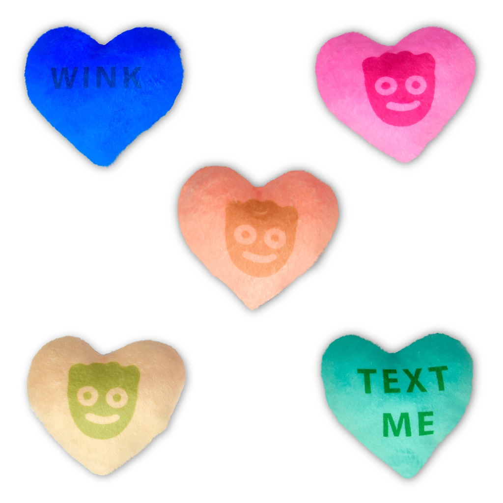 Sour Patch Kids Message Hearts Packaging Plush