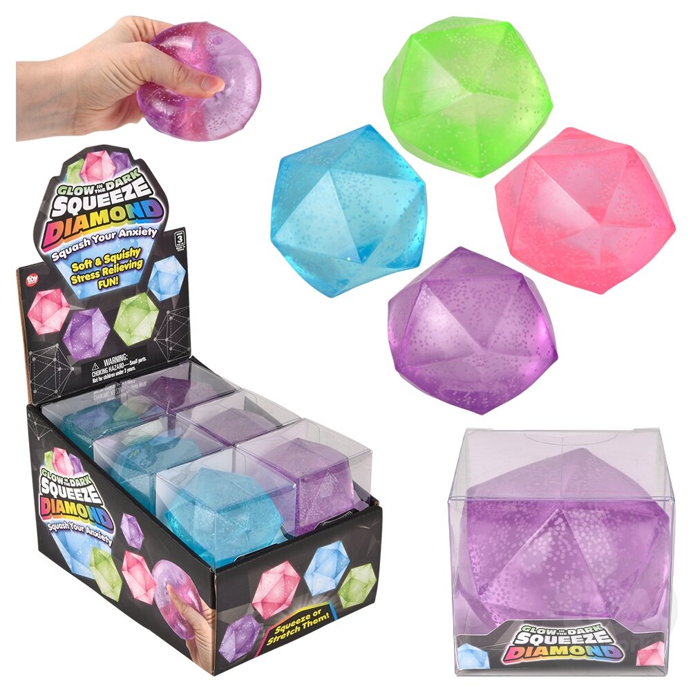 Glow in the Dark Sugar Polyhedron Squishy