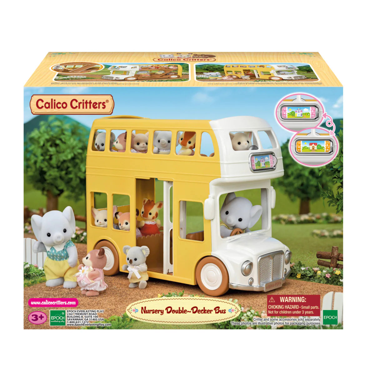 Calico Critters Double Decker Nursery Bus