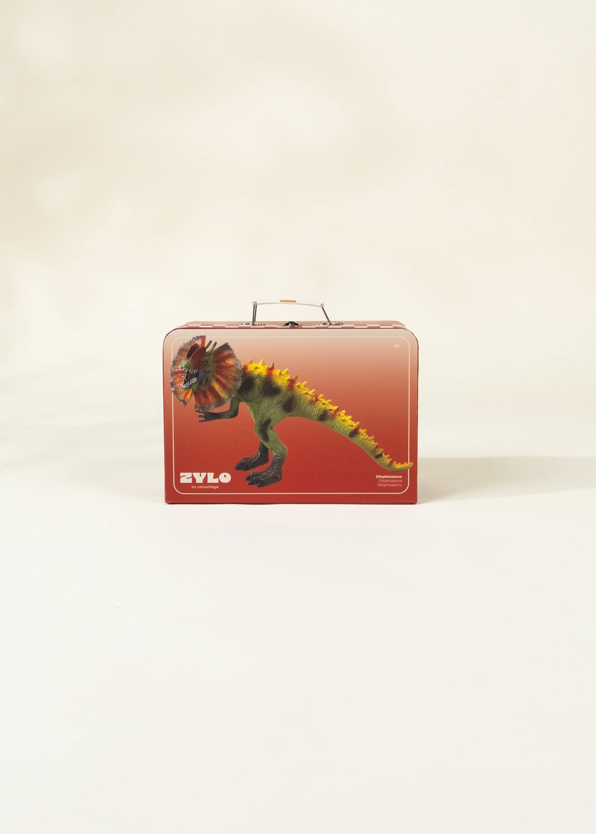 Dilophosaurus Dinosaur in a Box