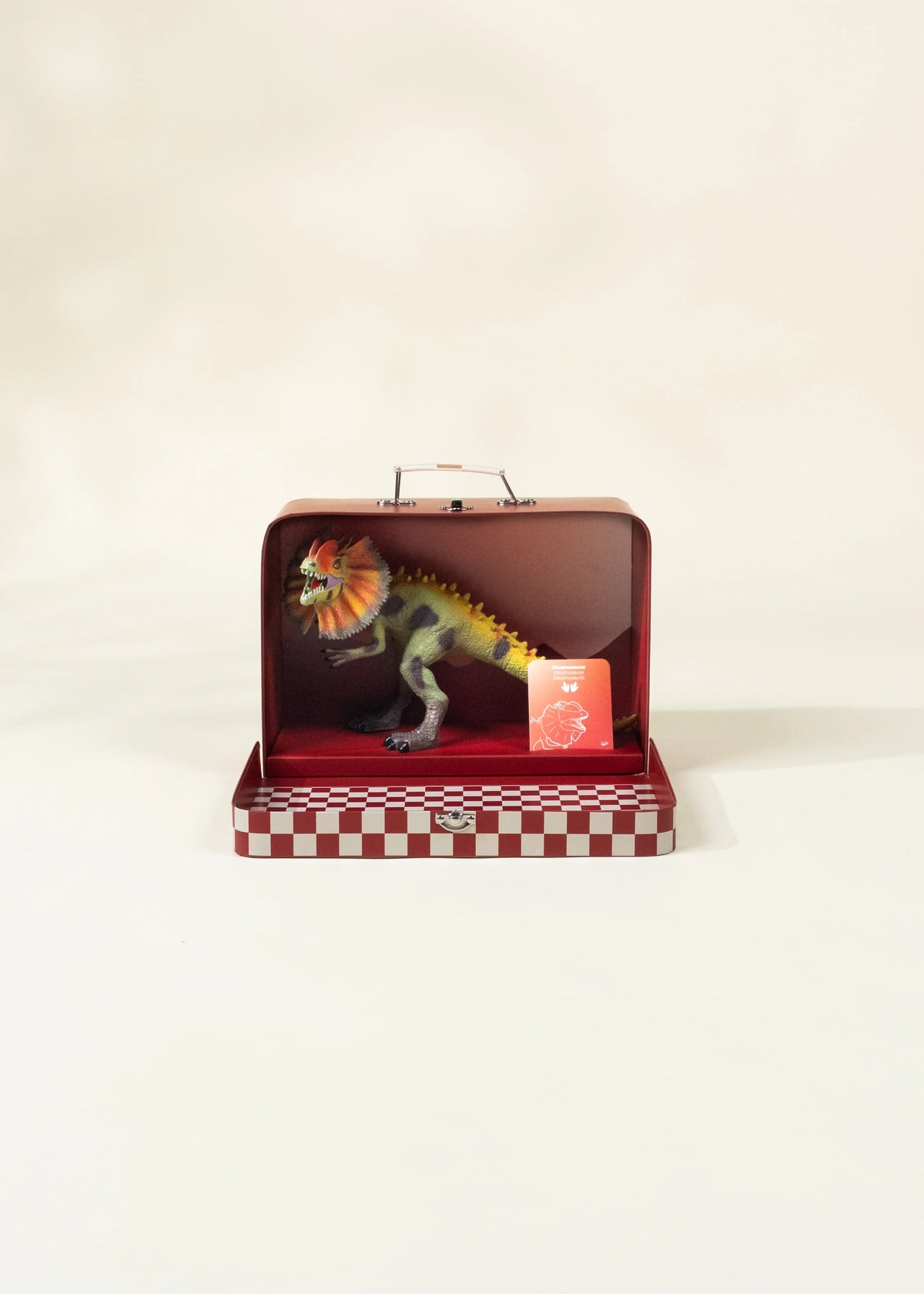 Dilophosaurus Dinosaur in a Box