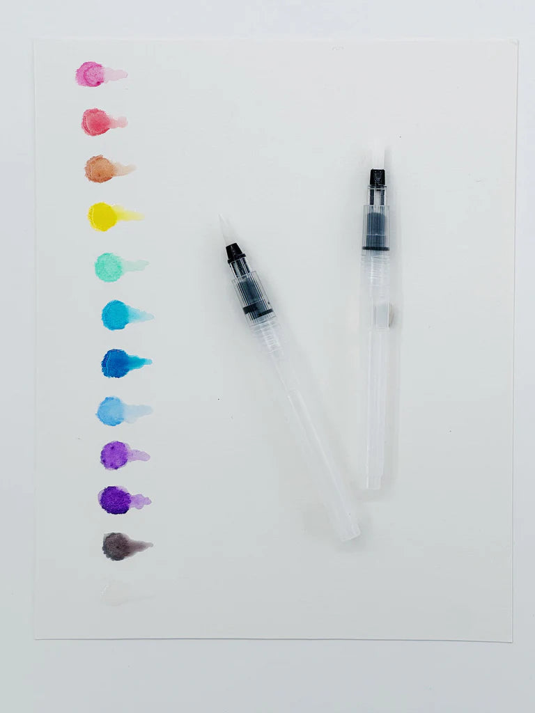 Cotton Candy Shimmer Watercolor Crayons Set of 12