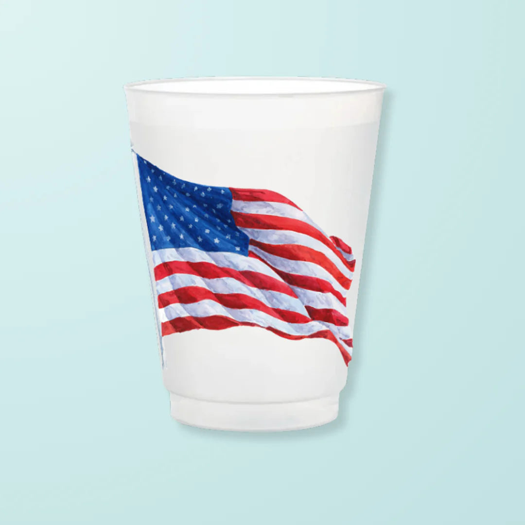 American Flag Cups