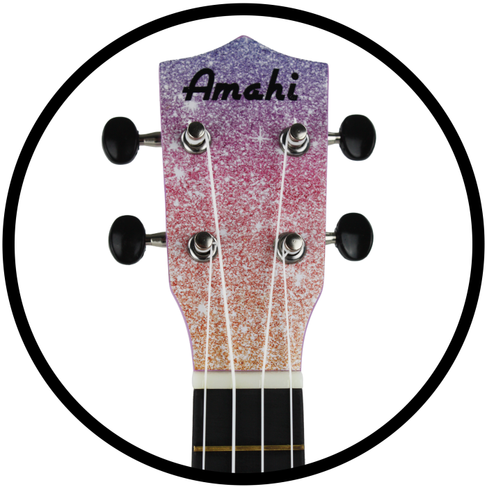 Rainbow Glitter Ukulele