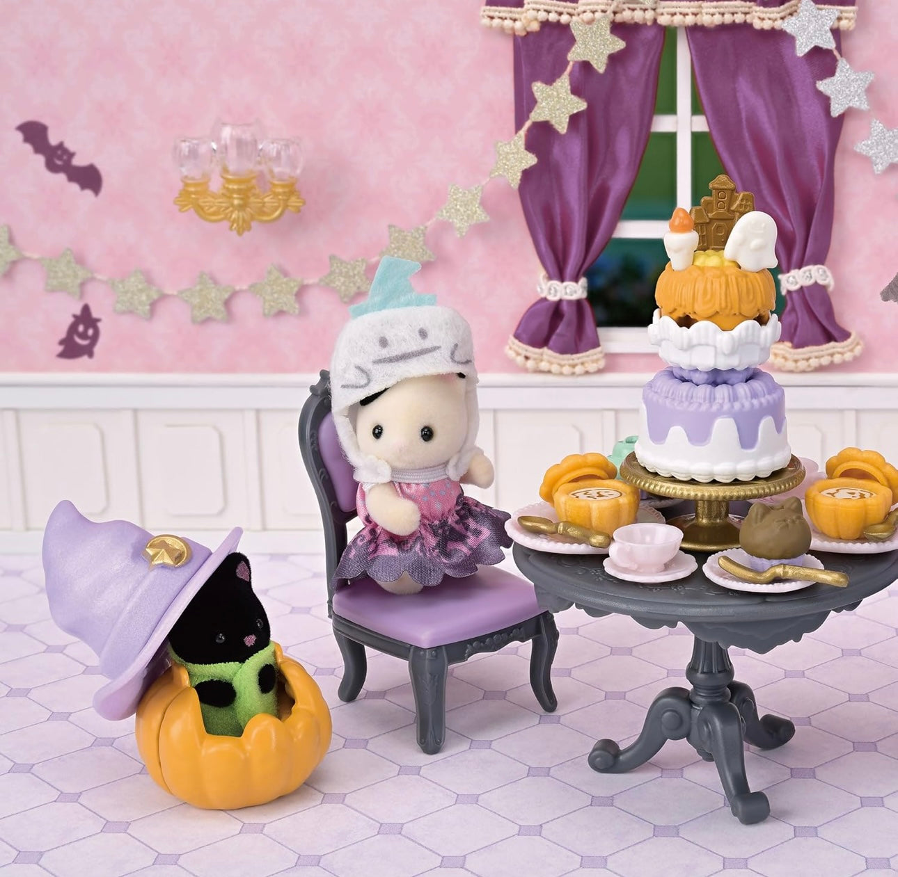 Calico Critters Halloween Surprise Party