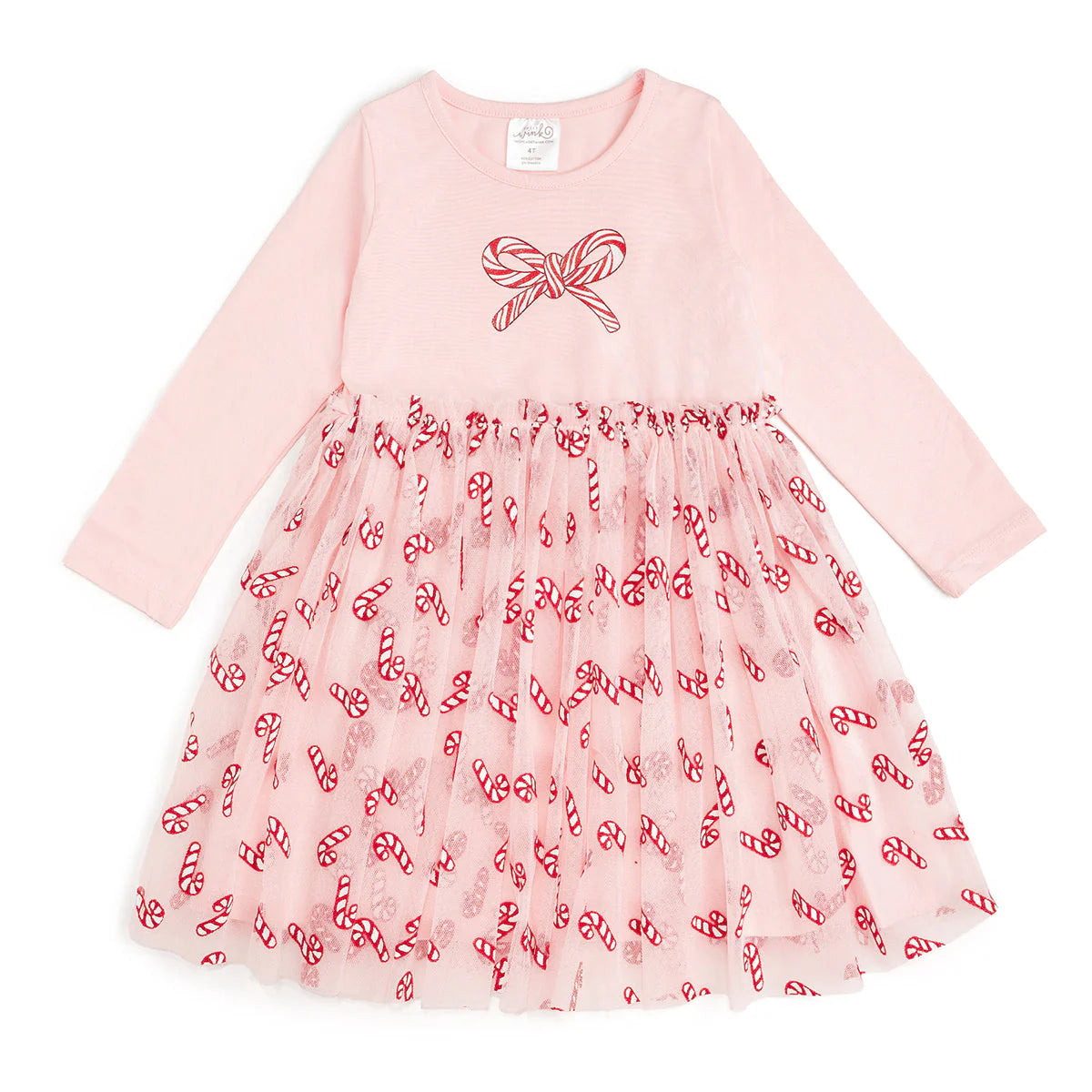 Candy Cane Confetti Tutu Dress