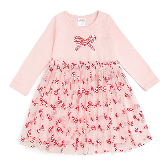 Candy Cane Confetti Tutu Dress