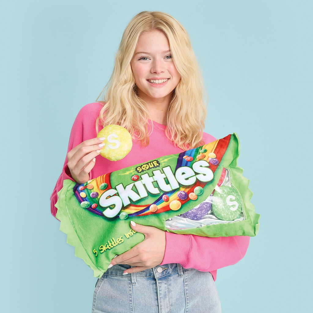 Sour Skittles Packaging Plush