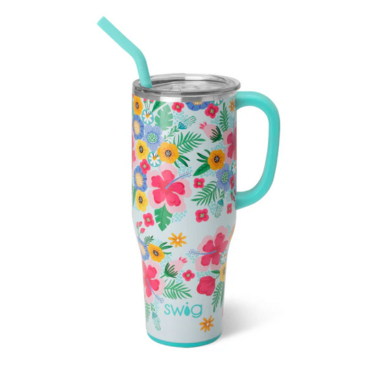 Swig Island Bloom 40oz Mega Mug