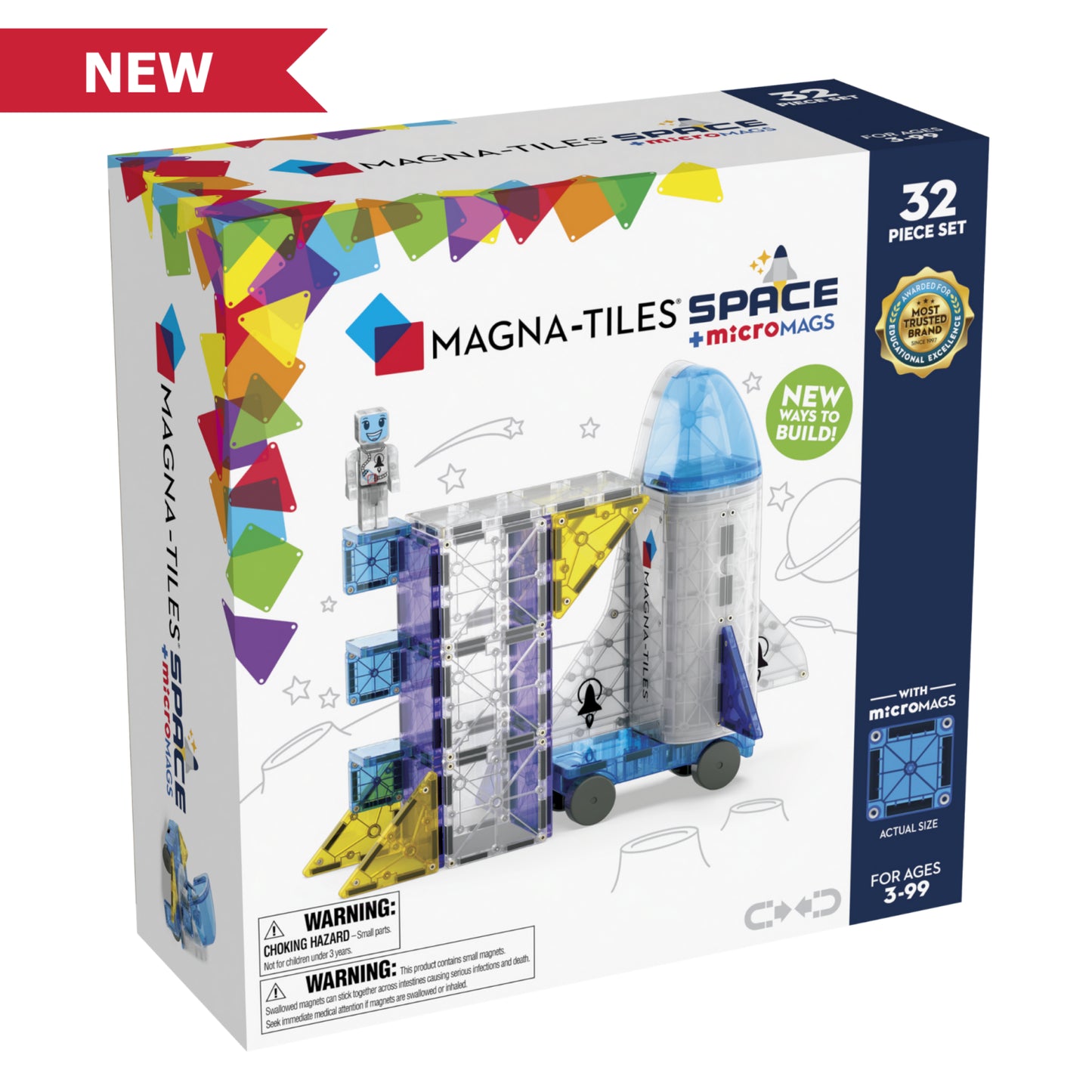 Magna-Tiles 32pc Space Set