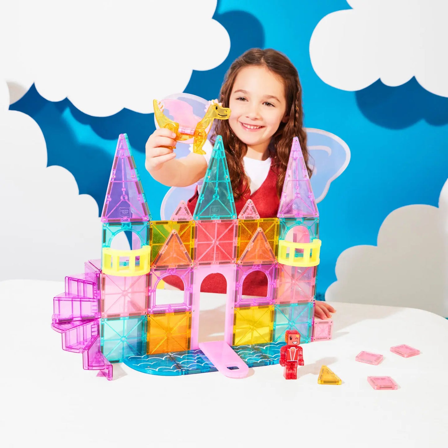 Magna-Tiles 48pc Castle Set