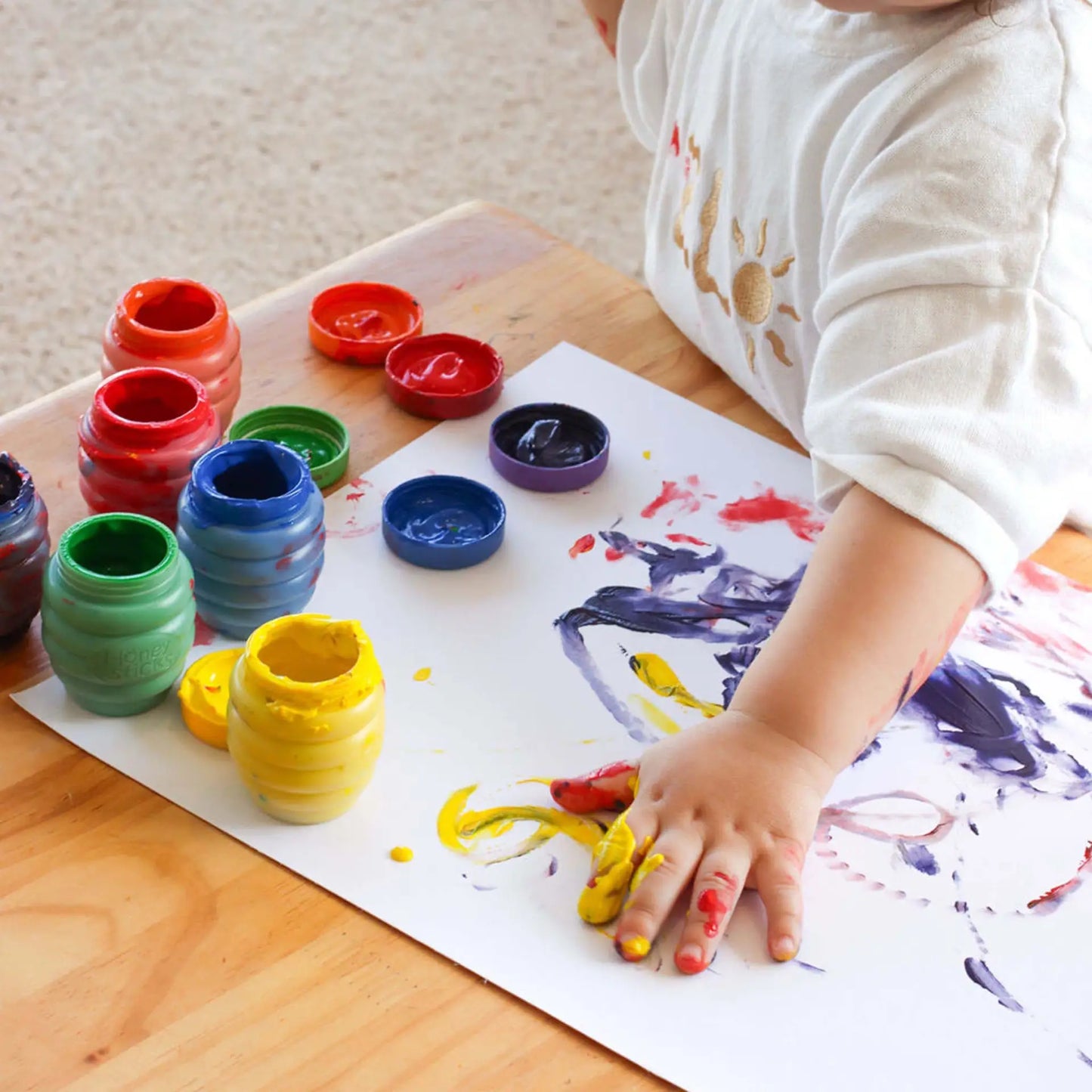 Honeysticks Finger Paints