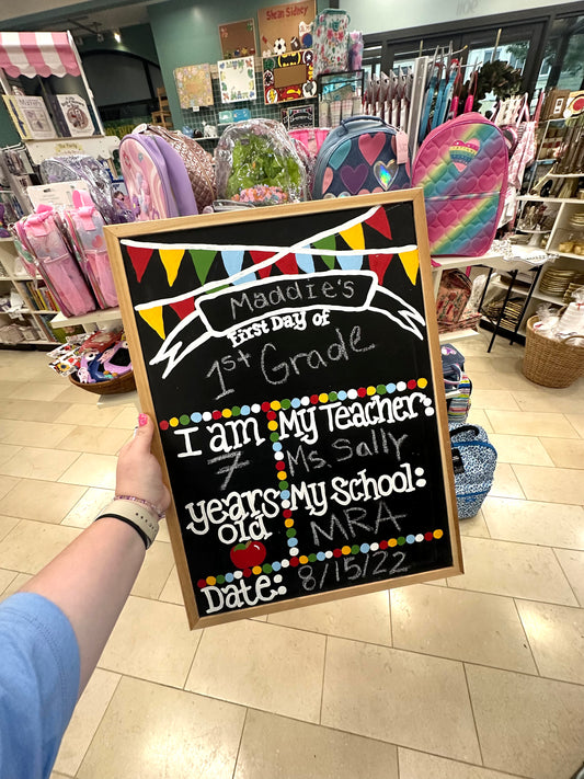 First Day of School Boards