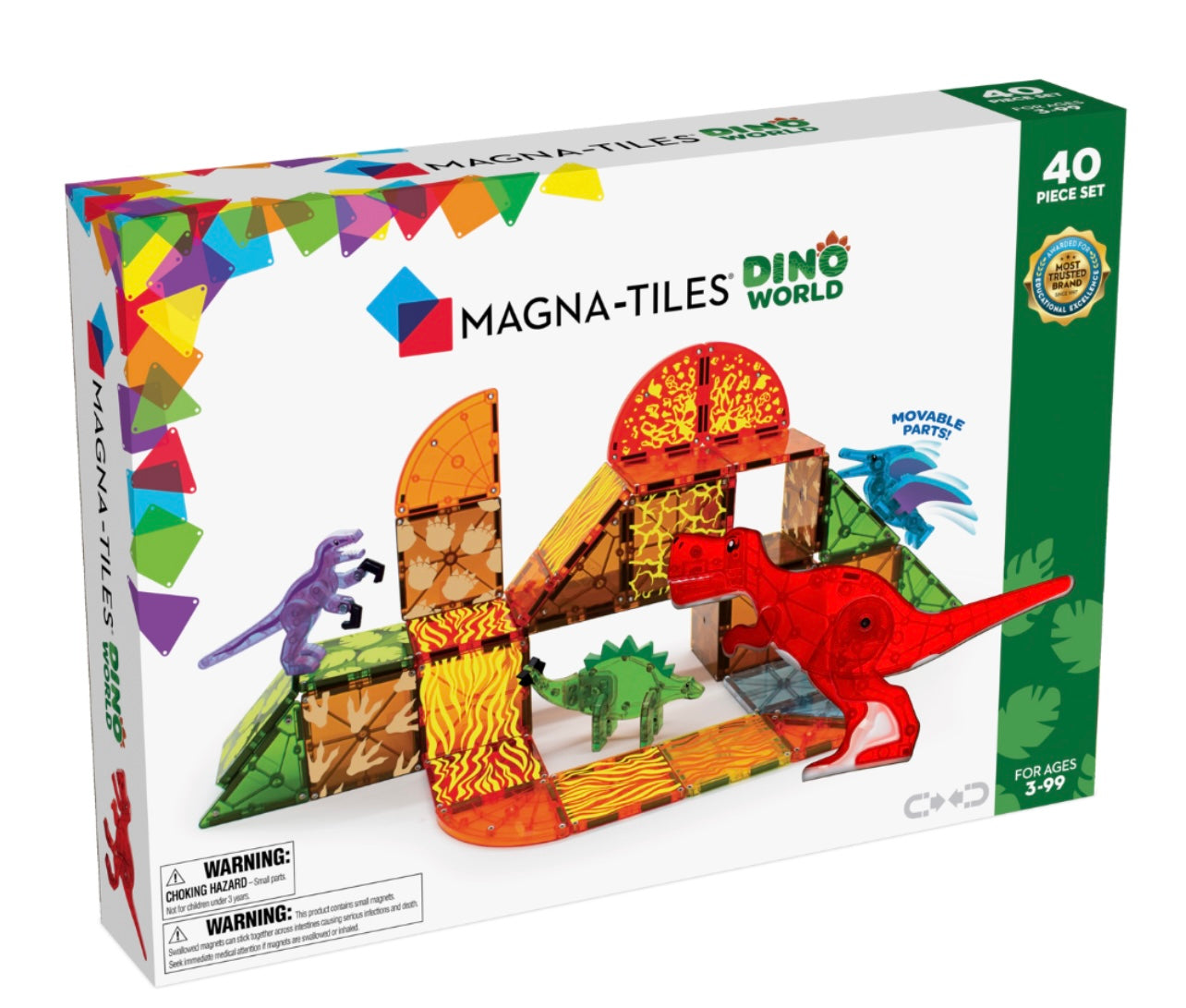 Magna-tiles Dino World 40 piece