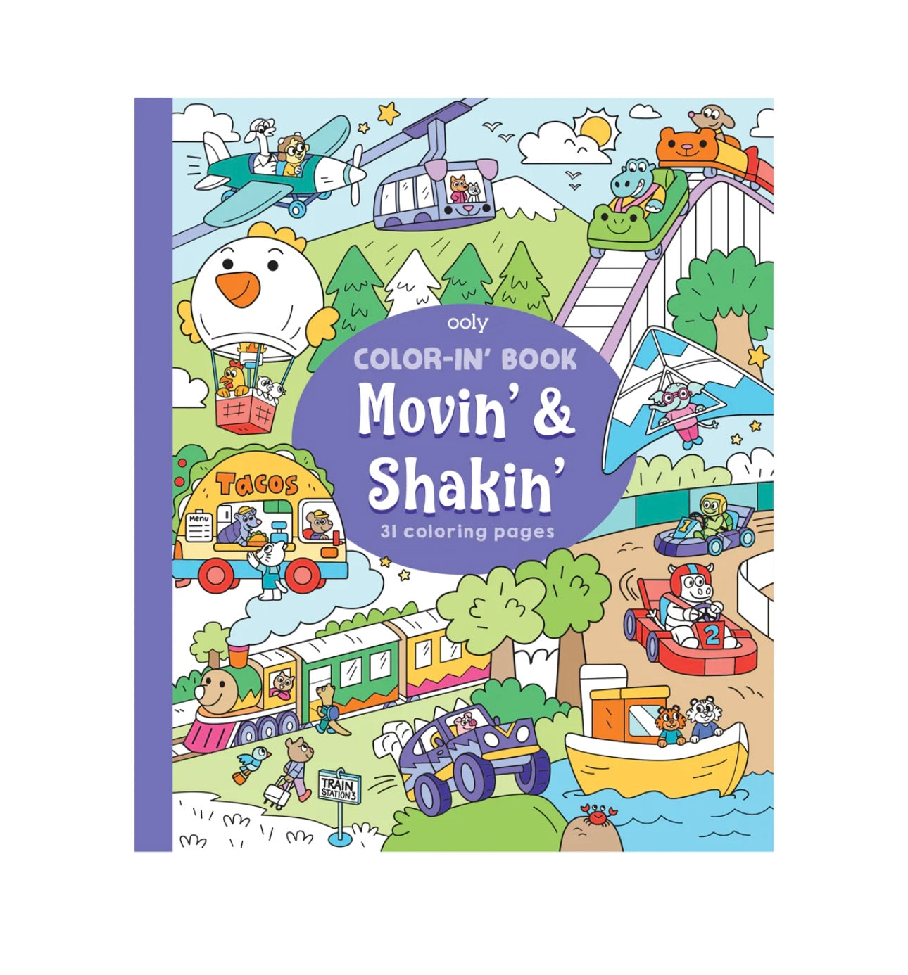 Movin' and Shakin' Color-In’ Book