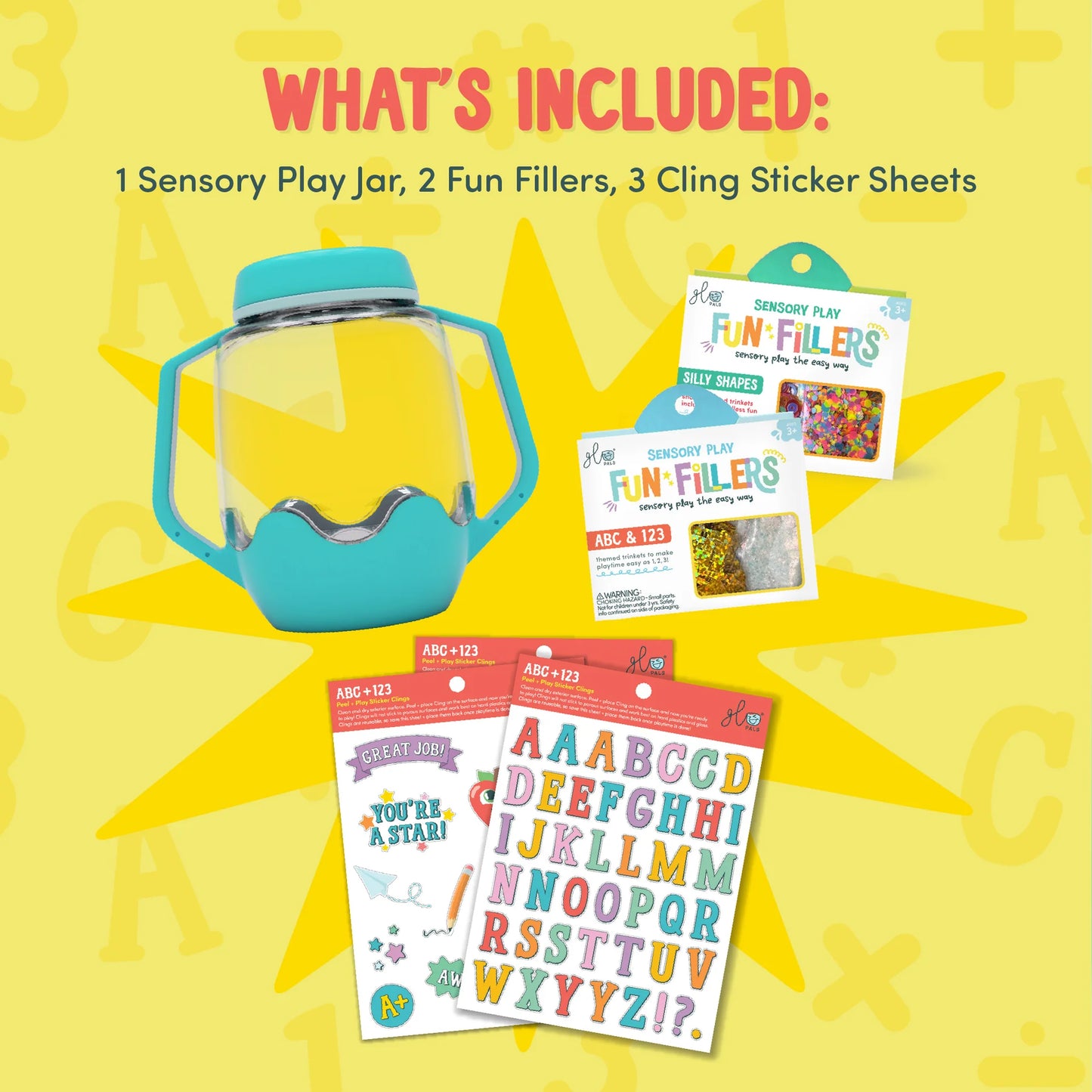 DIY Sensory Jar Gift Set ABC