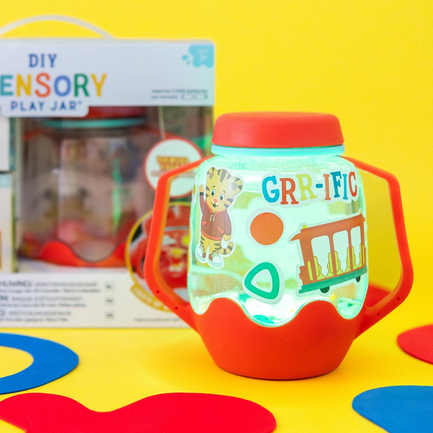 DIY Sensory Jar Gift Set Daniel Tiger