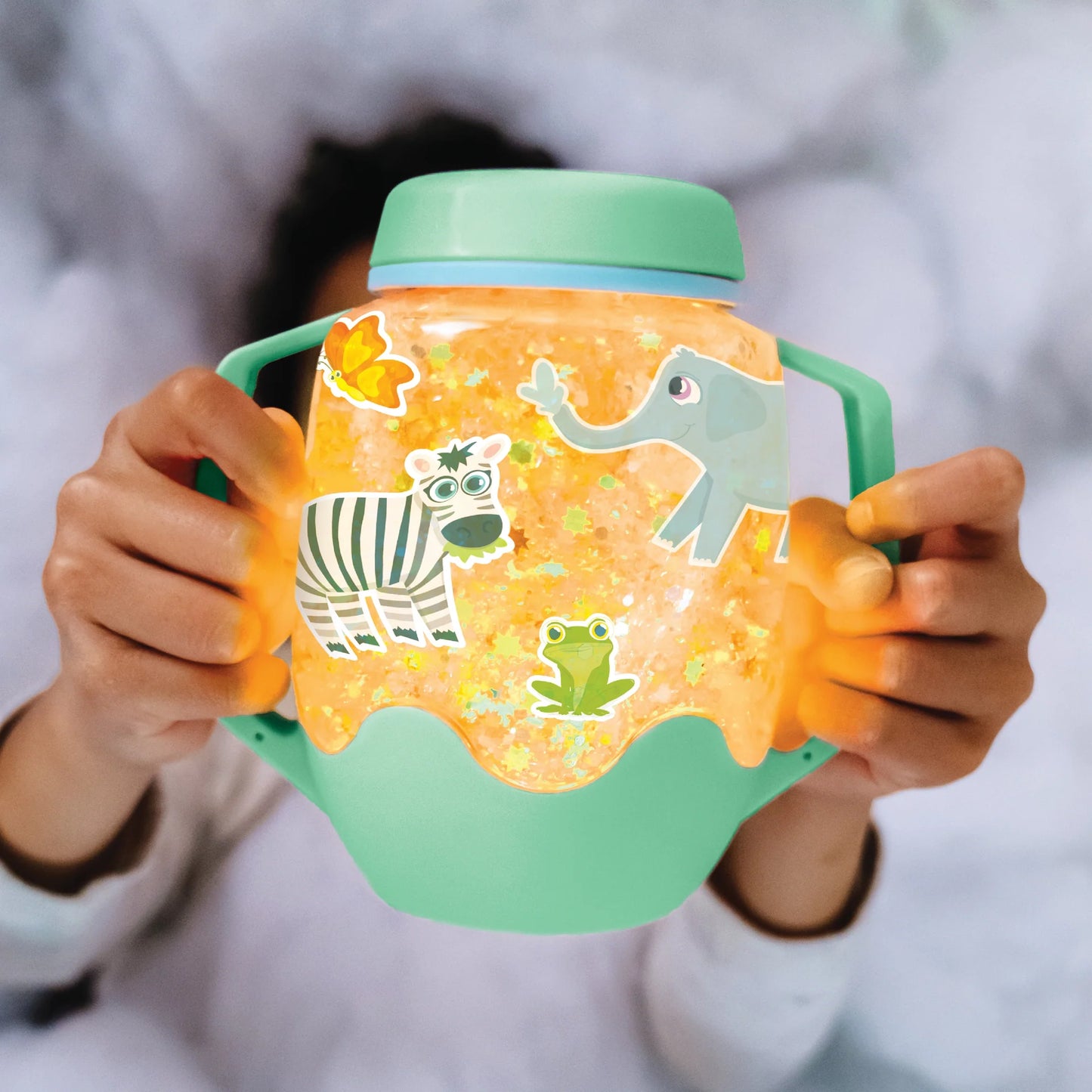 DIY Sensory Jar Gift Set Zoo