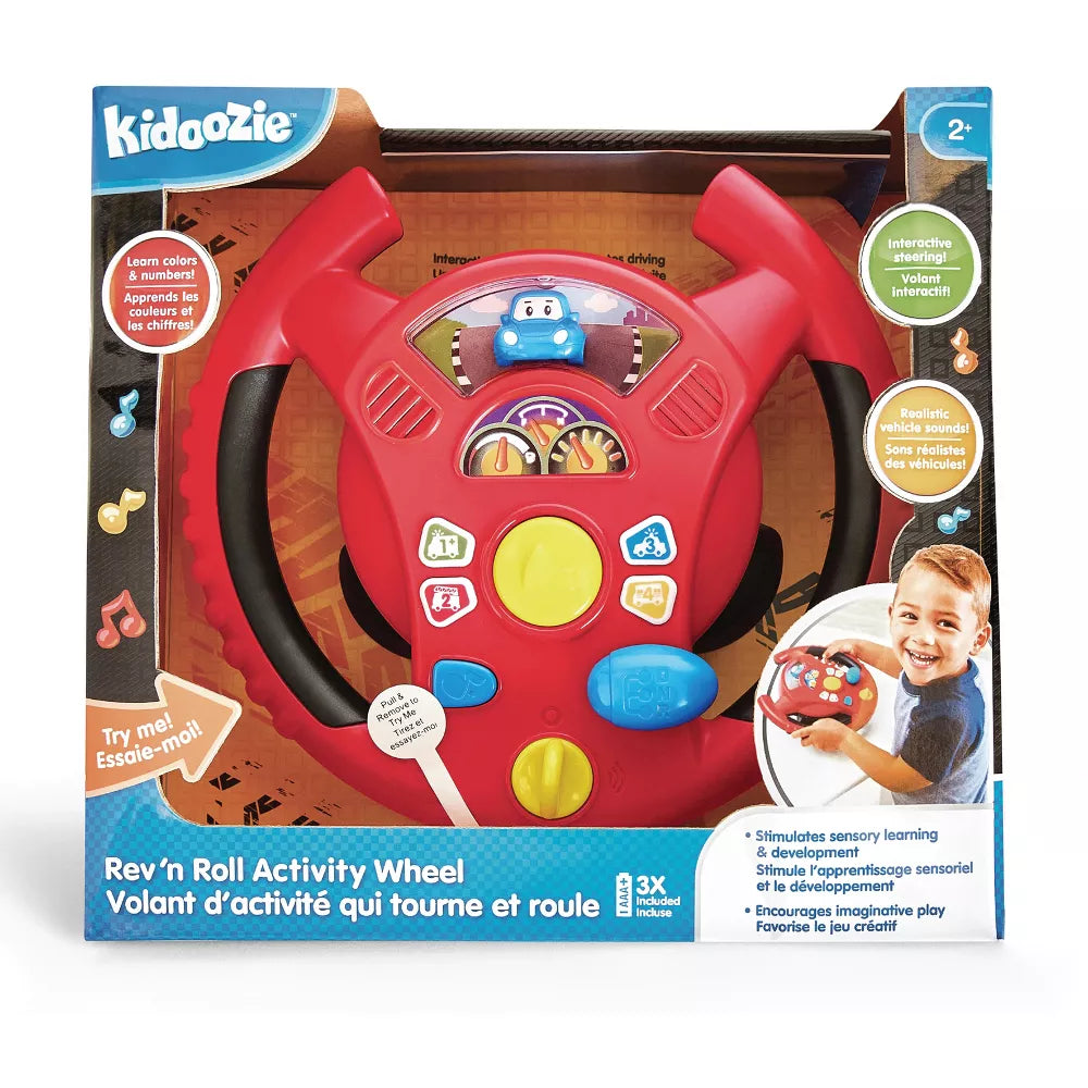 Kidoozie Rev 'N Learn Activity Wheel