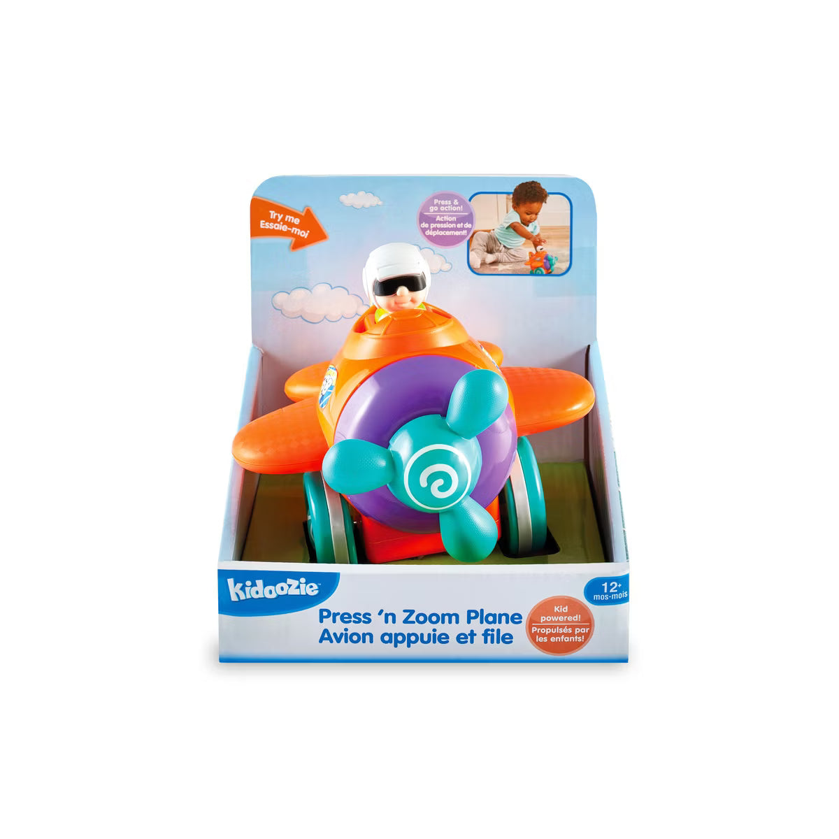 Kidoozie Press 'n Zoom Plane