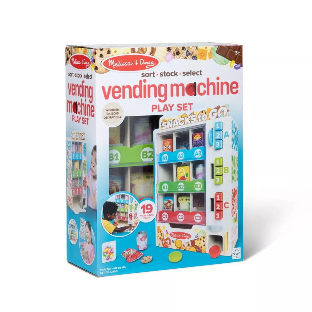 Sort, Stock, Select Vending Machine Play Set