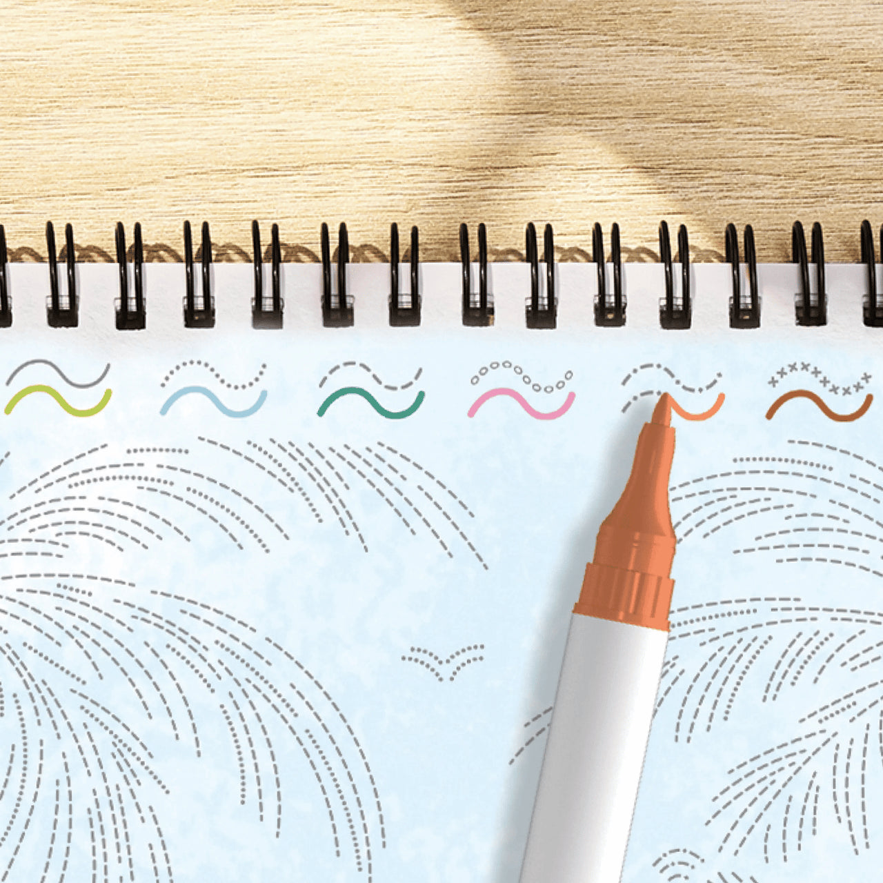 Lifelines FlowArt Trace By Line Tropical Paradise