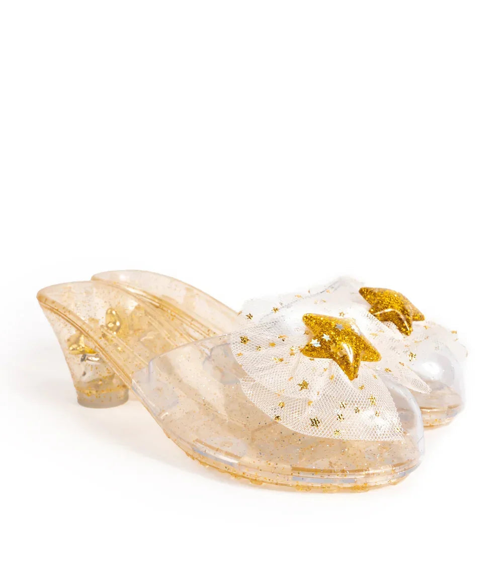 Gold Reigning Beauty High Heels