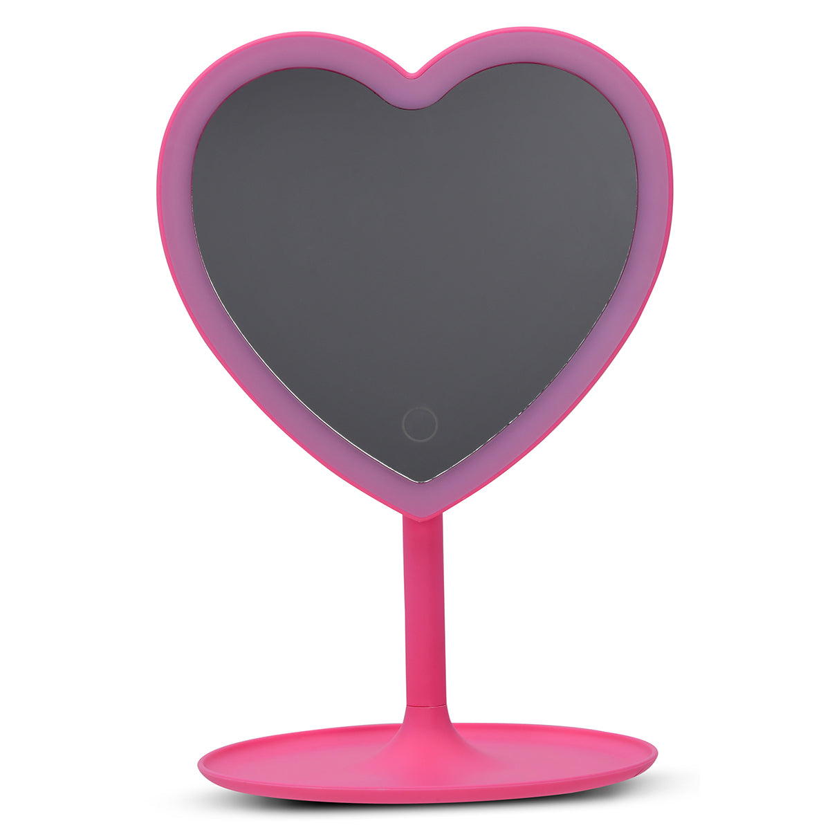 Light Up Heart Mirror