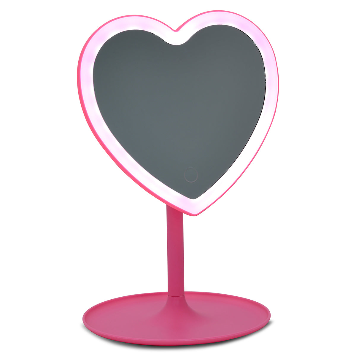 Light Up Heart Mirror