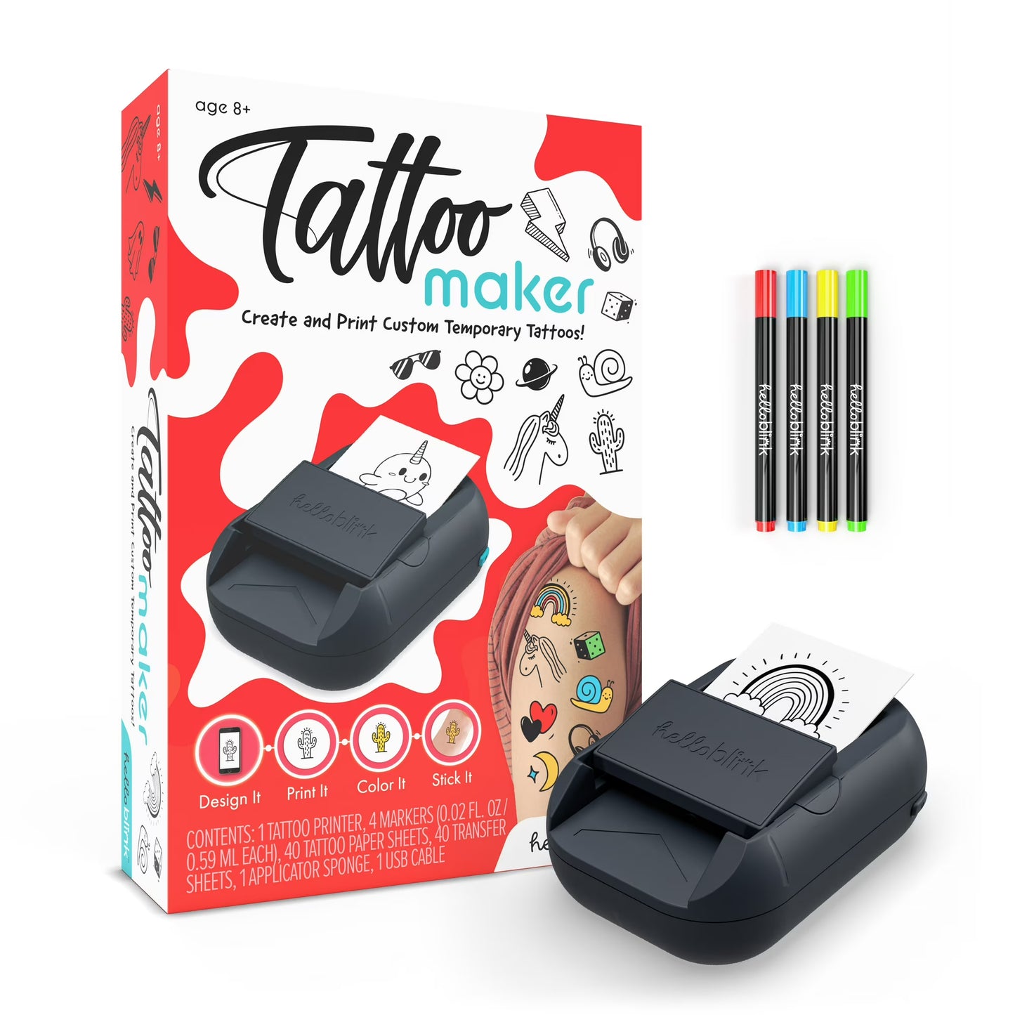 Hello Blink Temporary Tattoo Maker