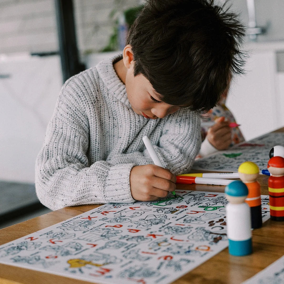 When I Grow Up Classic Coloring & Doodle Mat