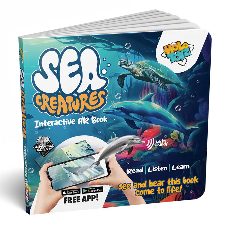Interactive AR Book Set (Dinos, Pet Party, and Sea Creatures)