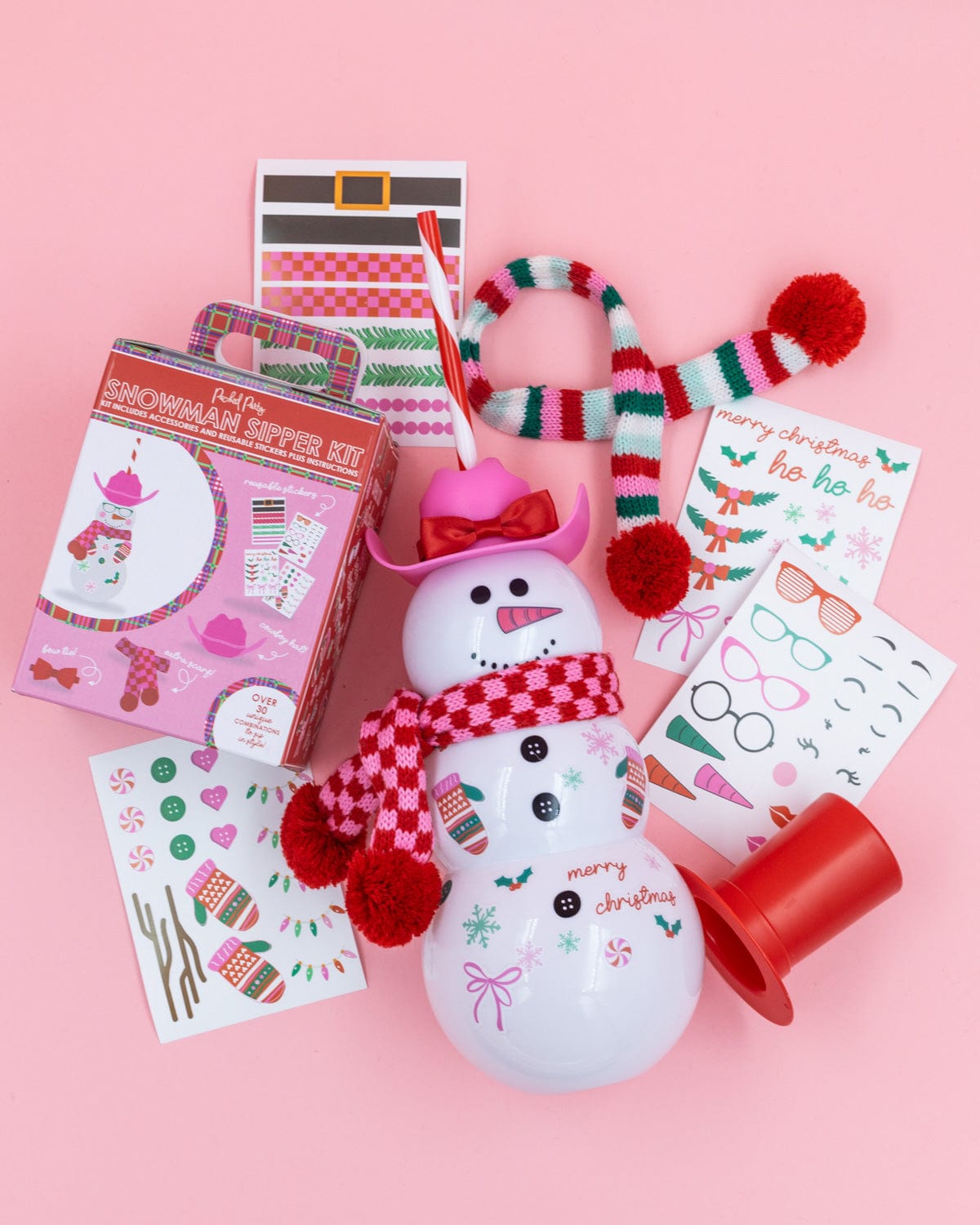 Holiday Snowman Sipper Bundle