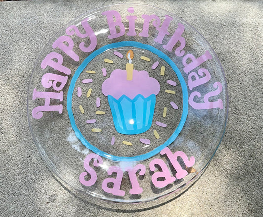 Birthday Plate for Girls
