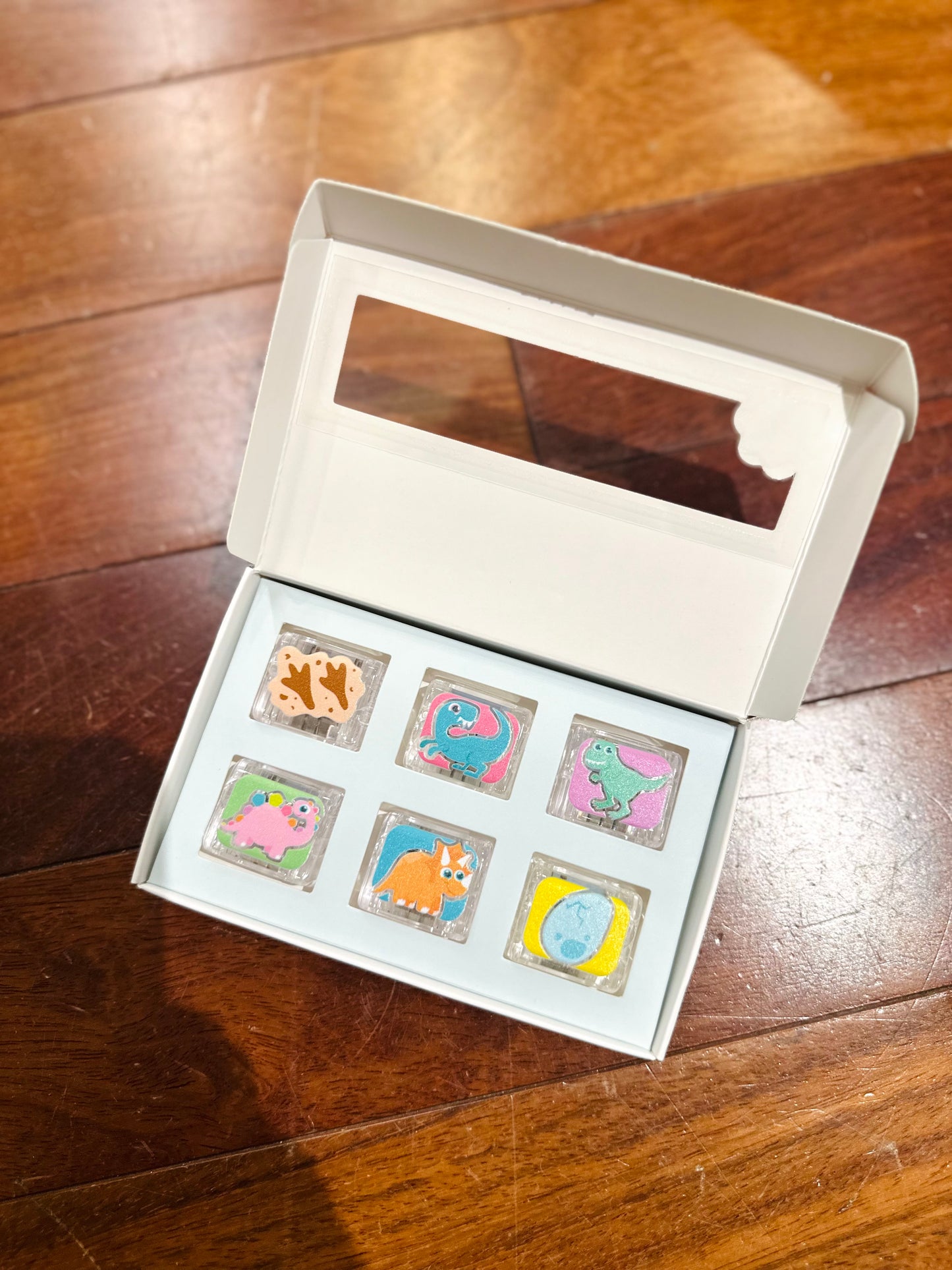 Glo Pals Dinosaur Cubes 6 Pack