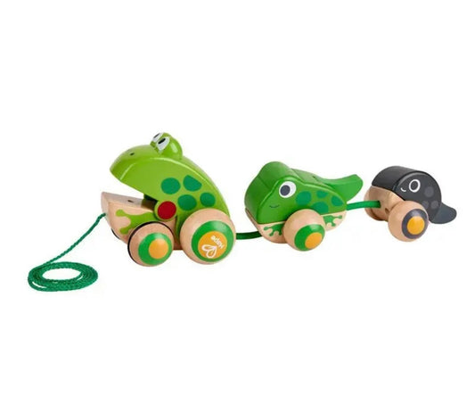 Pull Along Frog Family