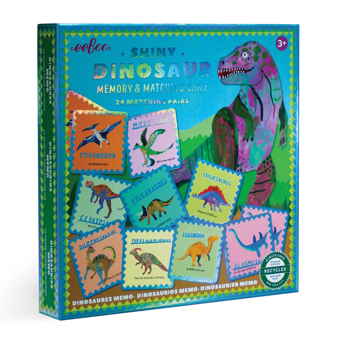 Shiny Dino Memory Game