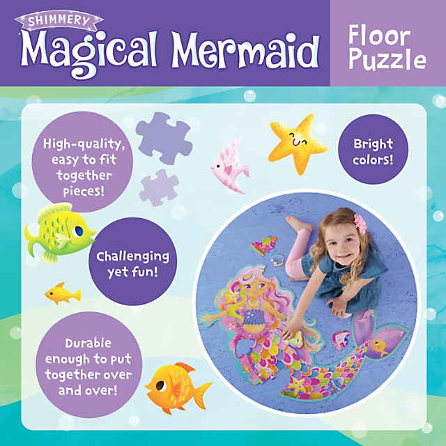 Mermaid Floor Puzzle