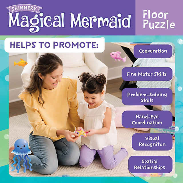 Mermaid Floor Puzzle