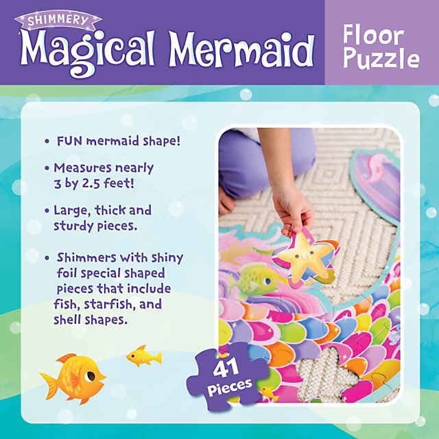 Mermaid Floor Puzzle