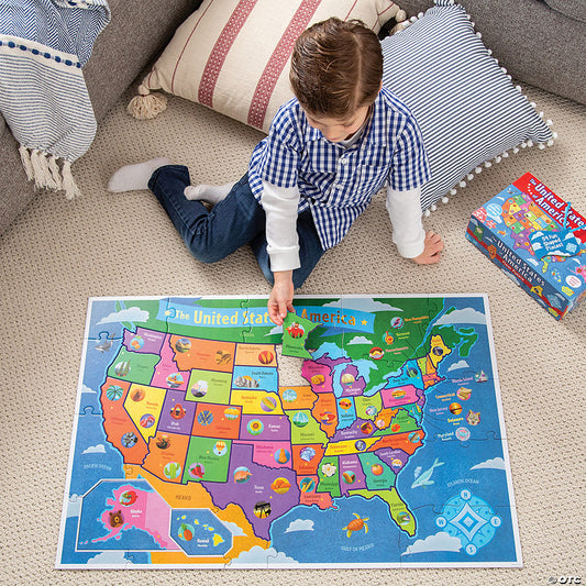 USA Floor Puzzle