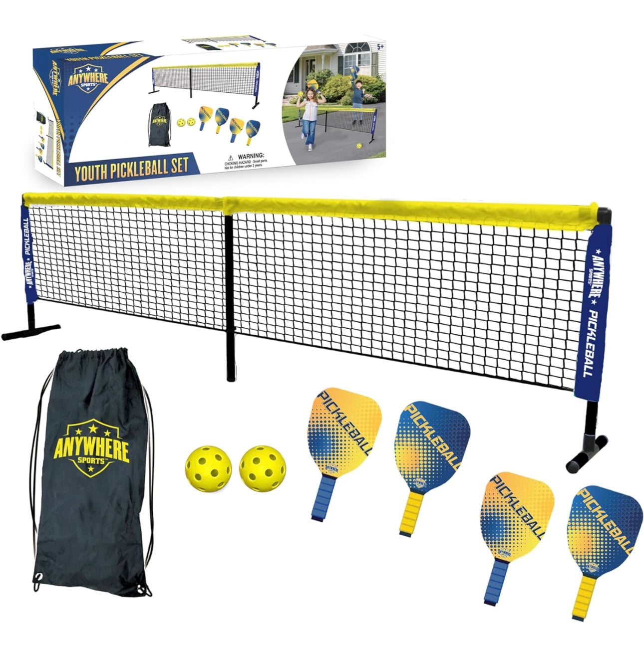 Trampoline Pong Set