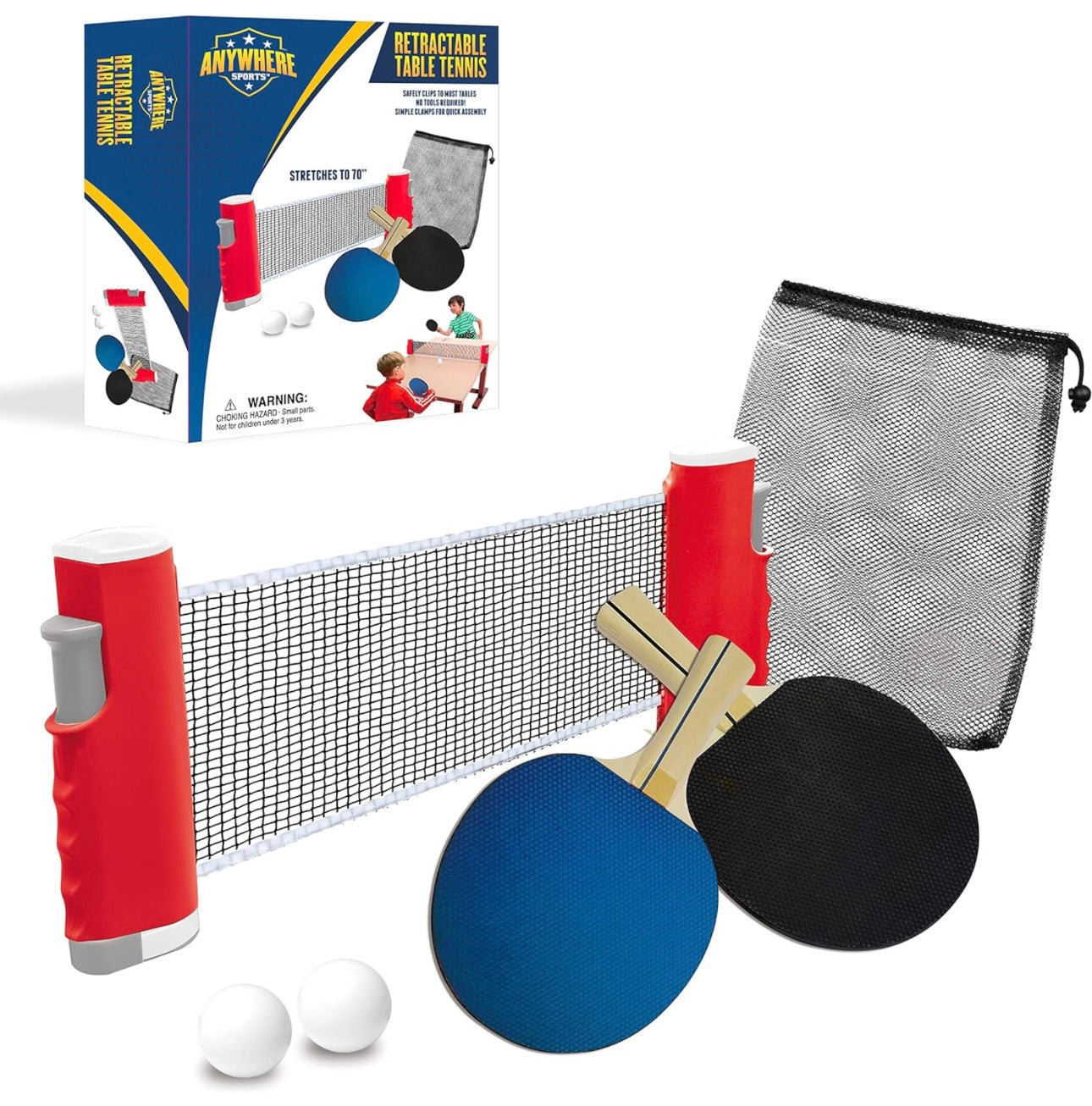 Anywhere Retractable Table Tennis