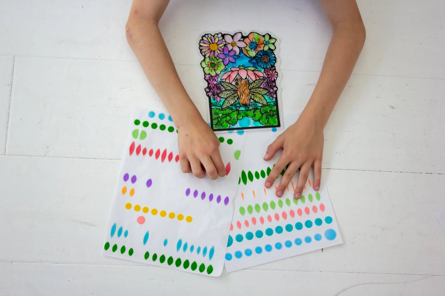 Fairy in a Lotus Windowscape Art Kit